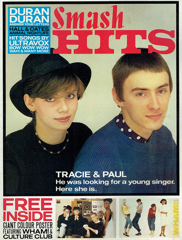 Smash Hits cover from 1983 - featuring Tracie & Paul Weller